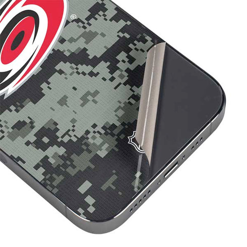 NHL Carolina Hurricanes Camo iPhone 16 Pro Skin